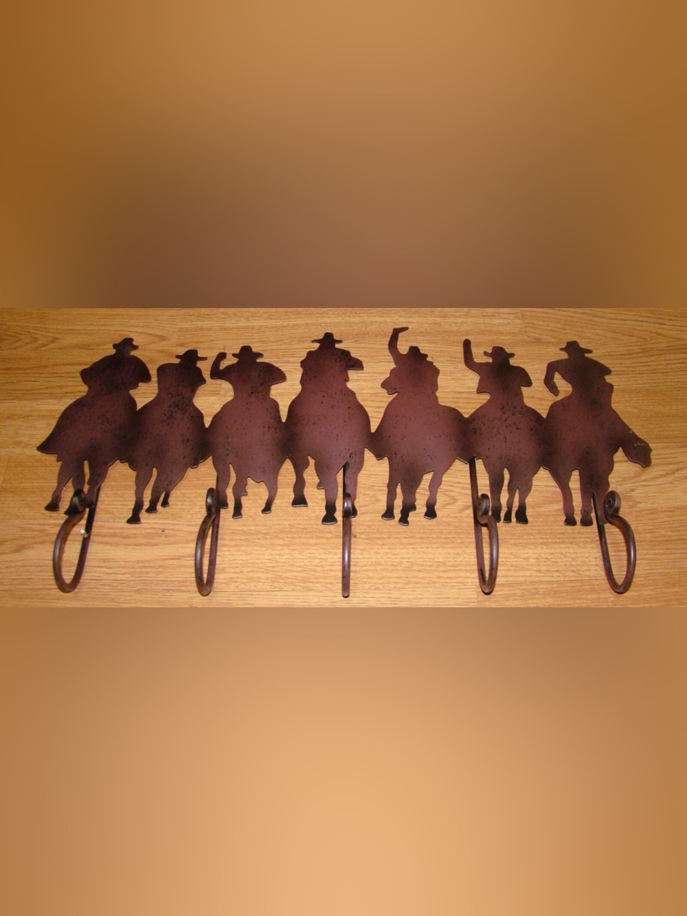 Rust Brown Cowboy Wall Hook - Home Wall Decor home interior coat, hook